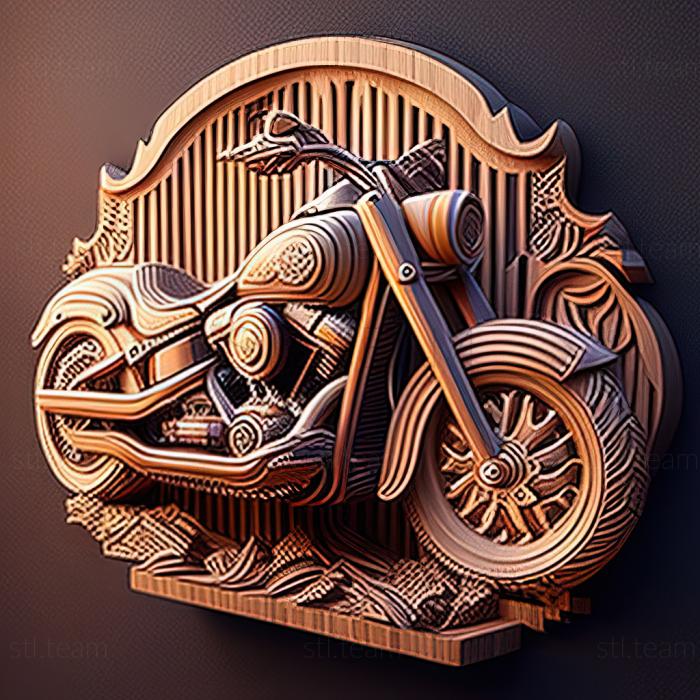 3D model Harley Davidson Softail Slim (STL)